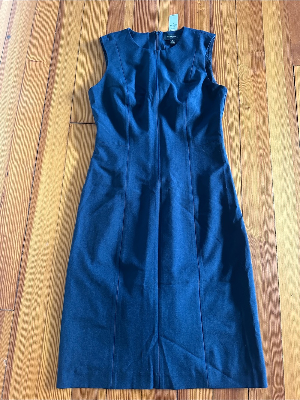 Banana Republic Navy Sleeveless Sheath Dress